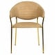 preview thumbnail 9 of 61, Set of 2 Bella Modern Leather or Velvet Upholstered Dining Chair with Gold Stainless Steel Legs for Home Office Kitchen