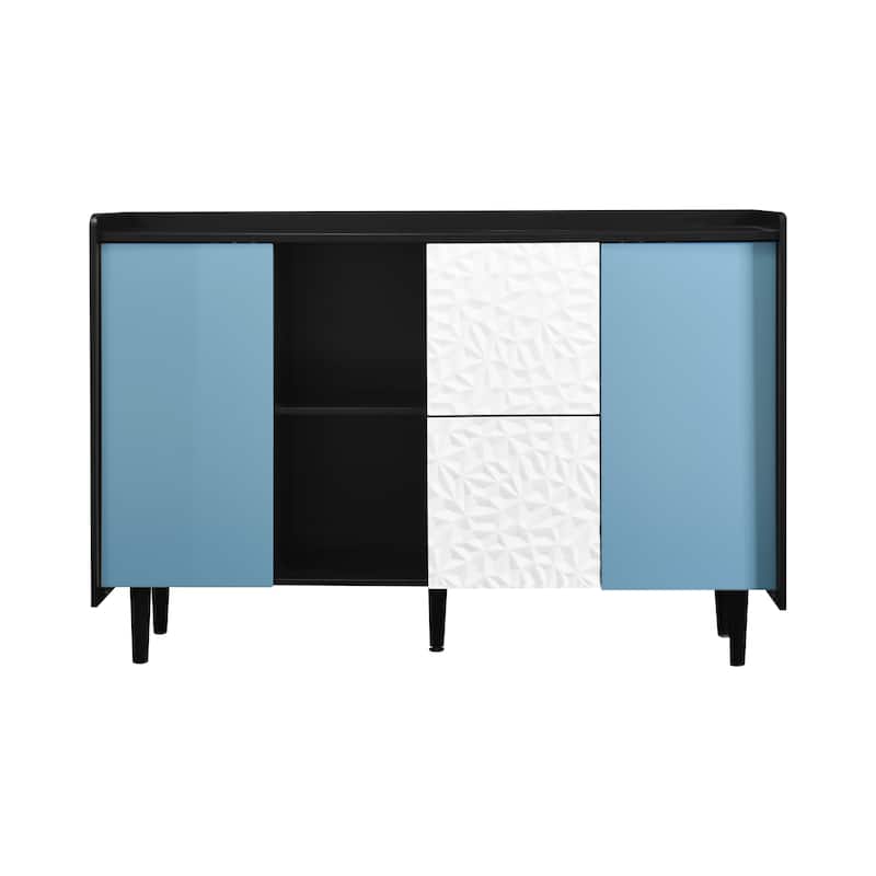 Sideboard Buffet Cabinet - Blue