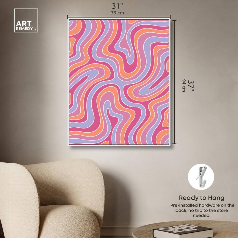 Retro Pop Gummy Bears Canvas by Art Remedy
