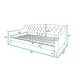 preview thumbnail 3 of 24, Lucy 84" Mid-century Modern Upholstered Tufted Twin Daybed