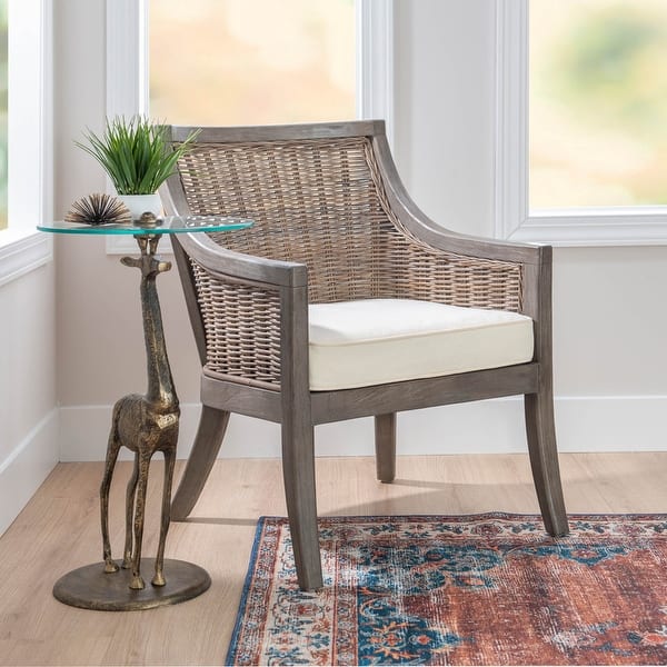 Grantville Hand Woven Rattan Accent Chair 34933534
