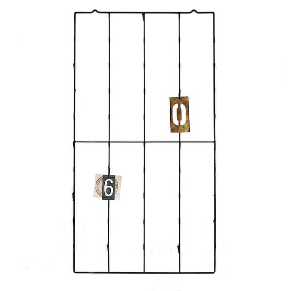 slide 2 of 10, Metal Photo or Card Holder with 3 Postcards and 50 Clips, Black