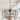 Industrial Modern 4-Light Metal Crystal Open Frame Drum Chandelier for Dining Room - 10-in H x 17.6-in D