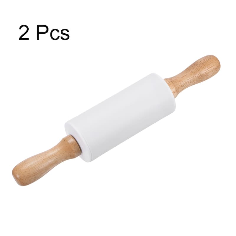 2pcs Silicone Rolling Pins for Baking Cooking