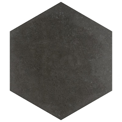 Merola Tile Vintage Hex Marengo 8-5/8" x 9-7/8" Porcelain Floor and Wall Tile