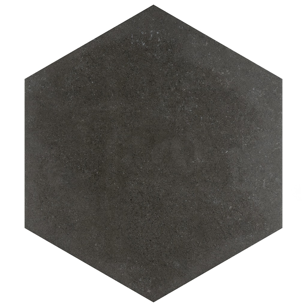 Merola Tile Vintage Hex Marengo 8-5/8" x 9-7/8" Porcelain Floor and Wall Tile