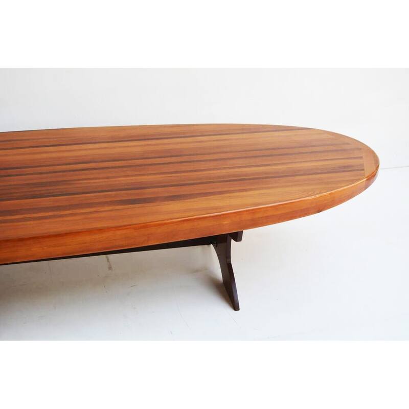 Wooden Single Paddle Board Coffe Table 18.5 Inches tall