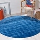 preview thumbnail 46 of 162, SAFAVIEH Adirondack Vera Modern Ombre Distressed Area Rug 6' Round - Light Blue/Dark Blue