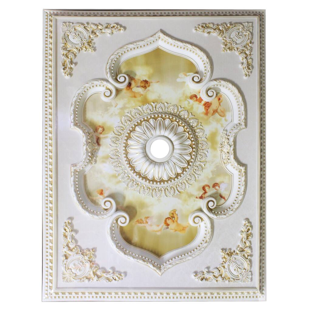 Old Medallion - Antique-White
