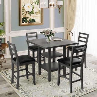 tall square kitchen table and chairs