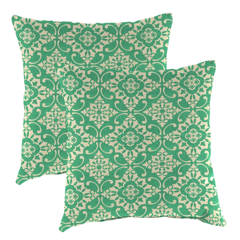 16" x 16" Outdoor Throw Pillow - Set of 2 - 16'' L x 16'' W x 7'' H