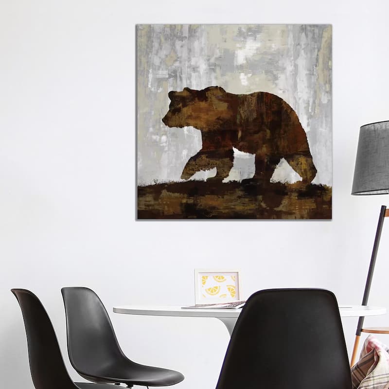 iCanvas "Bear" by Carl Colburn Canvas Print - 37x37x1.5