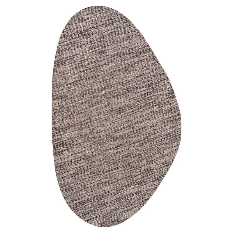 JONATHAN Y Callan Modern Rustic Abstract Indoor/Outdoor Shaped Area Rug