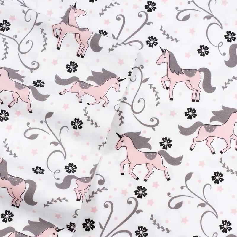 Unicorns Sheet Set by Sweet Home Collection On Sale Bed Bath