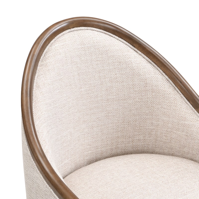 Christopher Knight Home - Farmhouse Dining Set with Modern Walnut-Finished Wooden Oval Dining Table and Upholstered Chairs