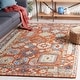 preview thumbnail 3 of 26, SAFAVIEH Handmade Aspen Jonette Boho Tribal Wool Rug 3' x 5' - Rust/Ivory - Rectangle