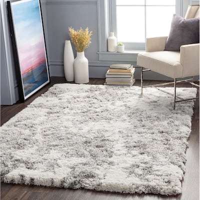 Livabliss Kyler Modern Abstract Shag Area Rug