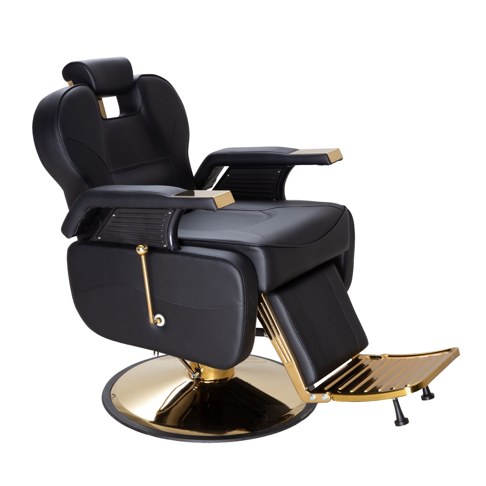 thumbnail image 2 of Artist Hand Heavy Duty Hydraulic Barber Chair – Vintage Spa Salon Recliner, 350lb Capacity 2 of 6