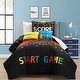 preview thumbnail 6 of 32, Lush Decor Video Games Kids 5-piece Quilt Set Black/Red - Twin