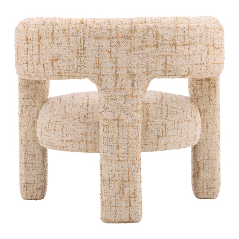 Bruno Upholstered Occasional Chair, Ginger