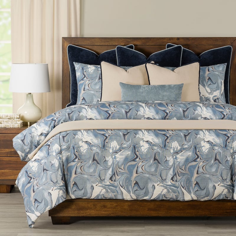Siscovers Wanderlust Marble Print Duvet Set