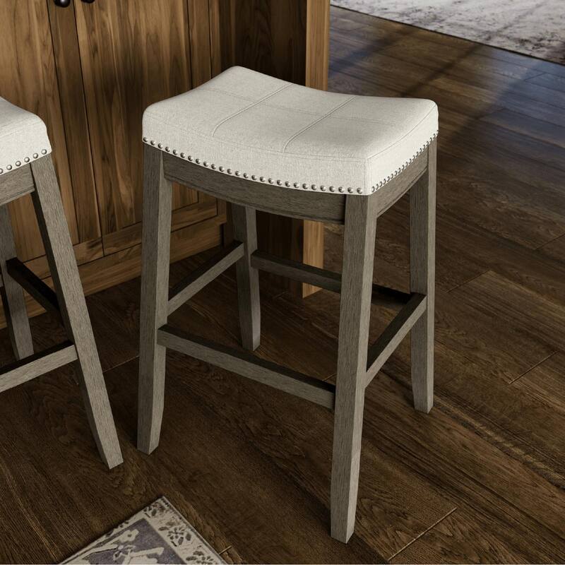 Maven Lane Sophia Saddle Kitchen Dining Stool