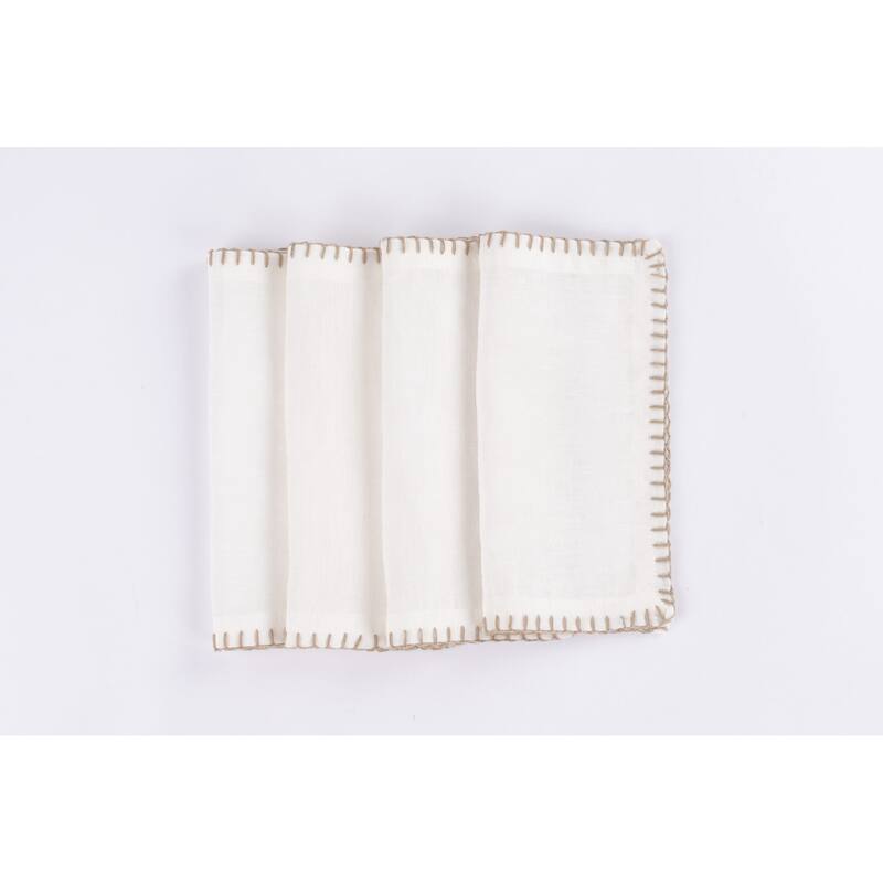 Brody Linen Dinner Napkin Set (Set of 4)