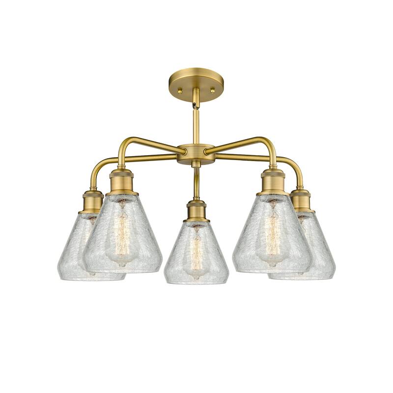 Innovations Lighting 516-5CR-15-24 Conesus Chandelier Conesus 5 Light