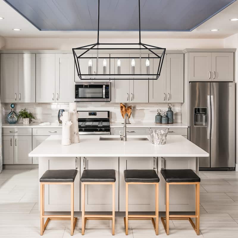 Modern Style Linear Island Pendant Light