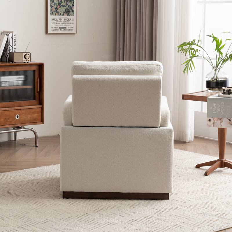 Accent Chair, Oversized Armchair, Modern Comfy Reading Chair