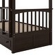 preview thumbnail 40 of 43, Twin over Twin Bunk Bed with 2 Drawers & Convertible Design