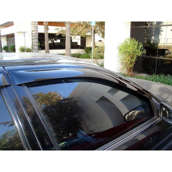 Tuningpros Wv 228 Window Visor For 1997 01 Honda Cr V Outside Mount Deflector 4 Pcs Set Honda Crv 97 98 99 00 01 Overstock