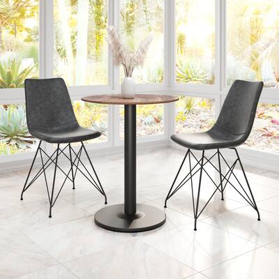 Brockshire Dining Chair (Set of 4) Vintage Black