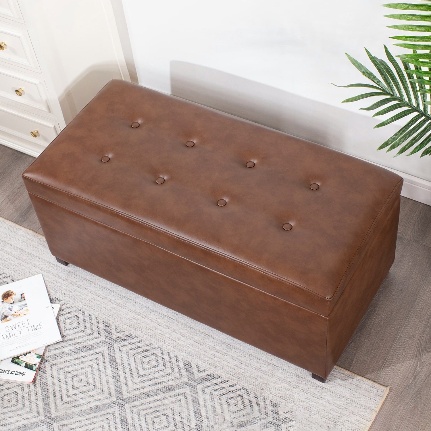 Option Caramel-Faux-Leather