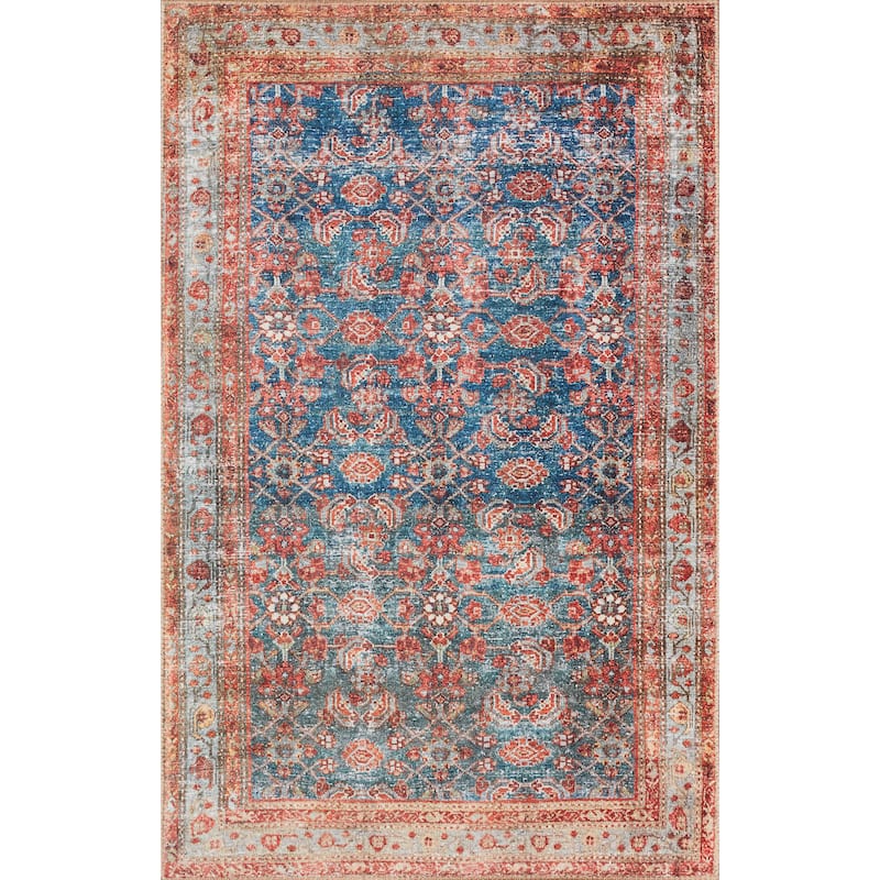 Alexander Home Dhanya Bohemian Vintage Border Printed Rug