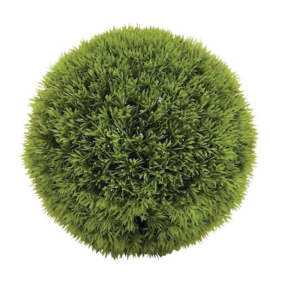 Faux Foliage Topiary Indoor Outdoor Artificial Foliage Ball - Green - CosmoLiving by Cosmopolitan