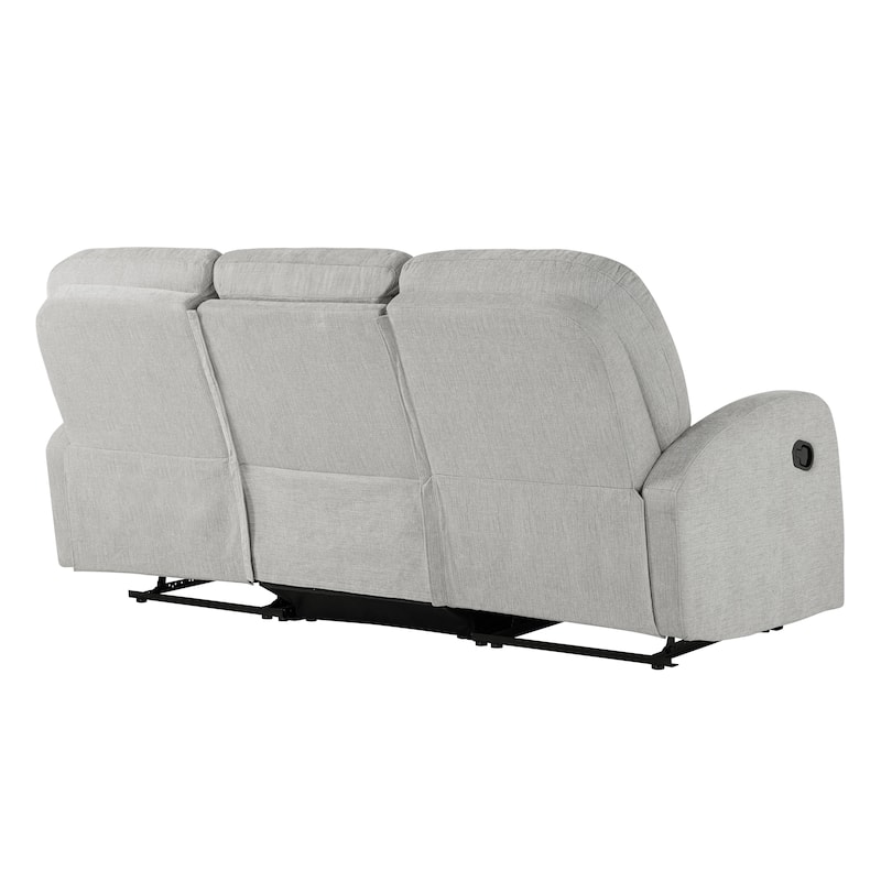 Relax-A-Lounger Parker Reclining Sofa in Woven Polyester Fabric