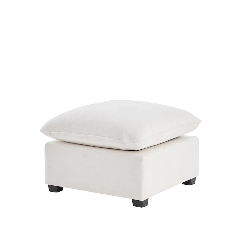 26*26" Ottoman Module for Modular Sectional Sofa,Wide Seat,Chenille,