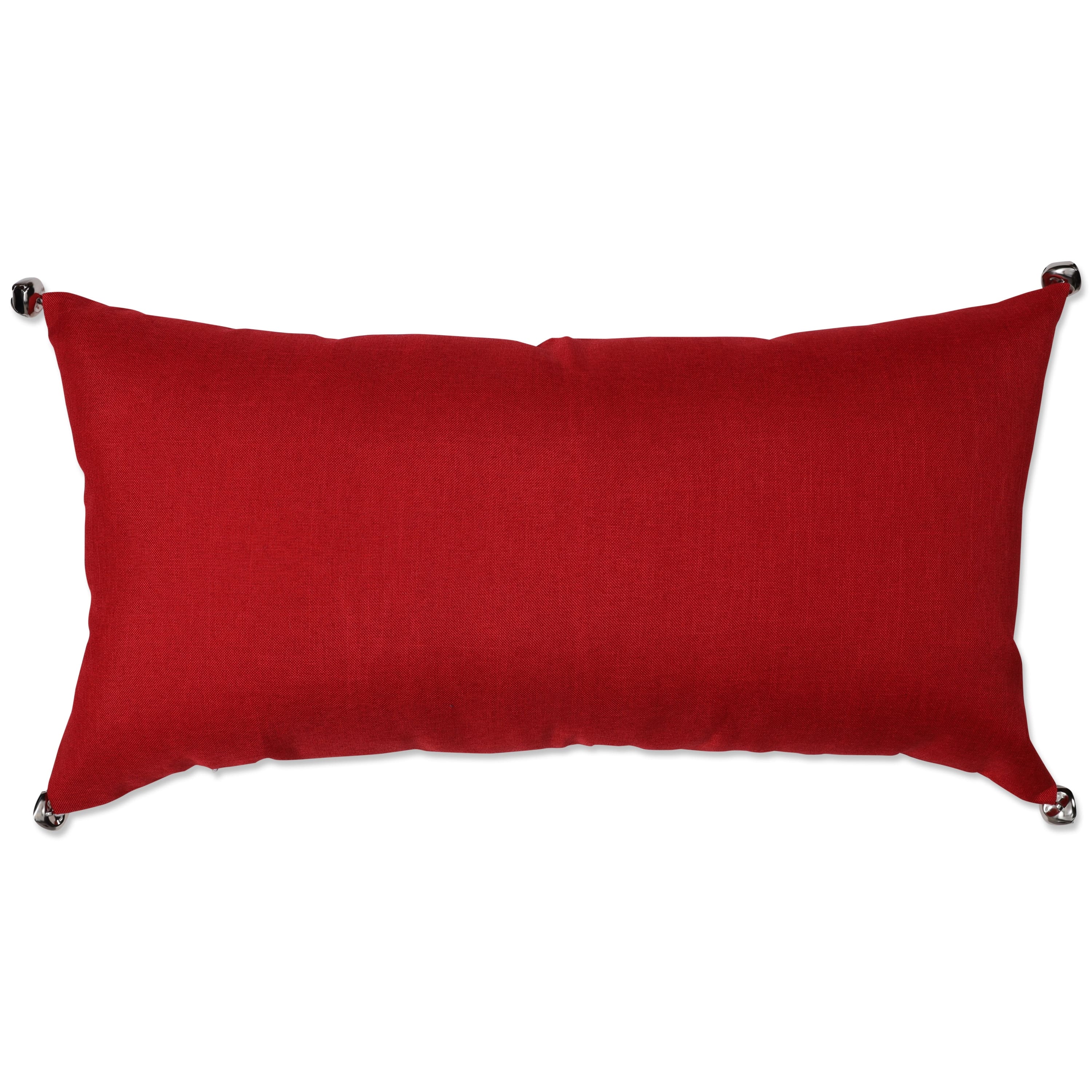 Pillow Perfect Indoor Jingle All The Way Christmas Red Rectangular