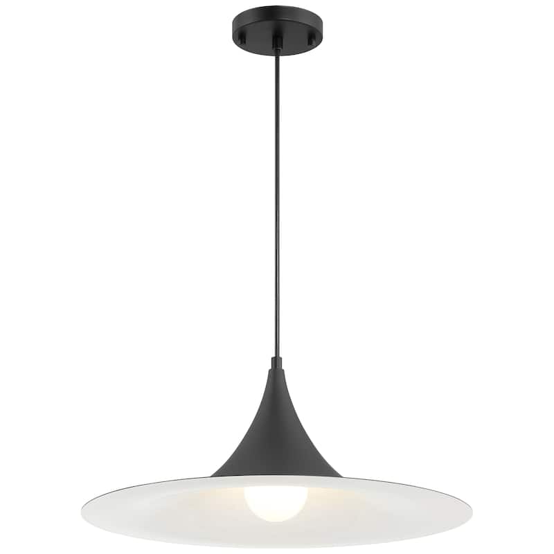 Access Lighting Costa LED Pendant - Replaceable LED - 19" Dia - Black