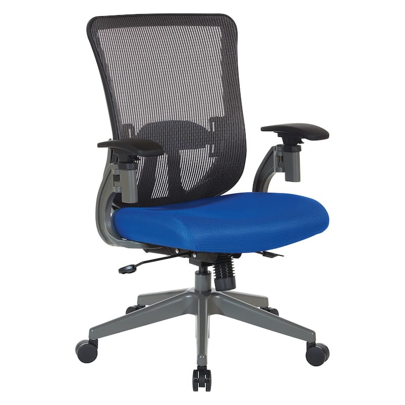 Grey Vertical Mesh Back Managers Chair