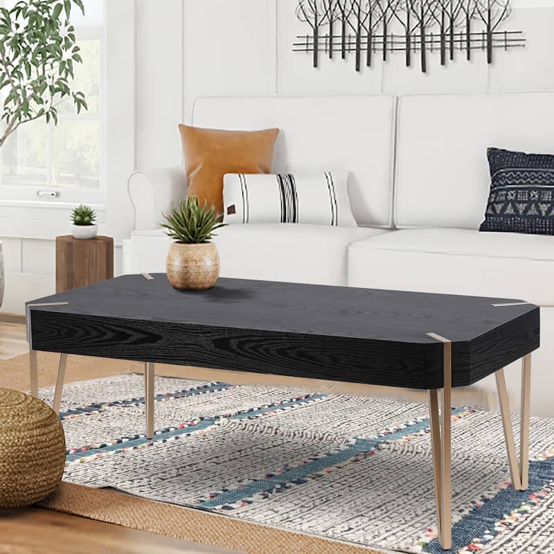 Carson Carrington Tammsberg Wood and Metal Coffee Table - 46.13" W