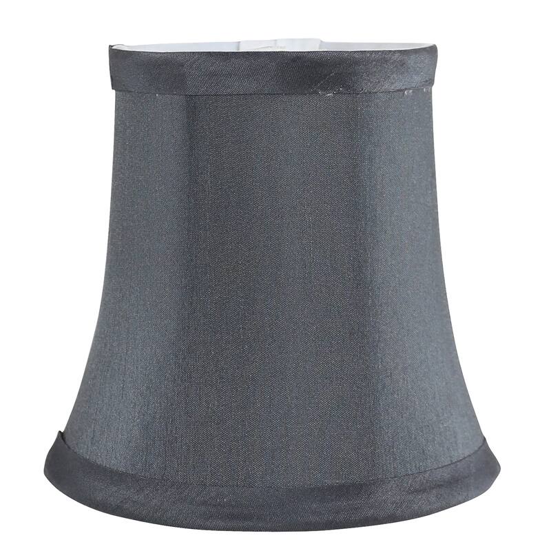 Meriville Faux Silk Clip On Chandelier Lamp Shades, 3.5-inch by 5-inch by 4.75-inch