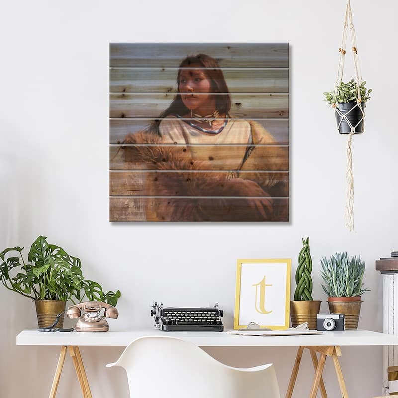 Summer Chill Print On Wood by David Edward Kucera - Multi-Color
