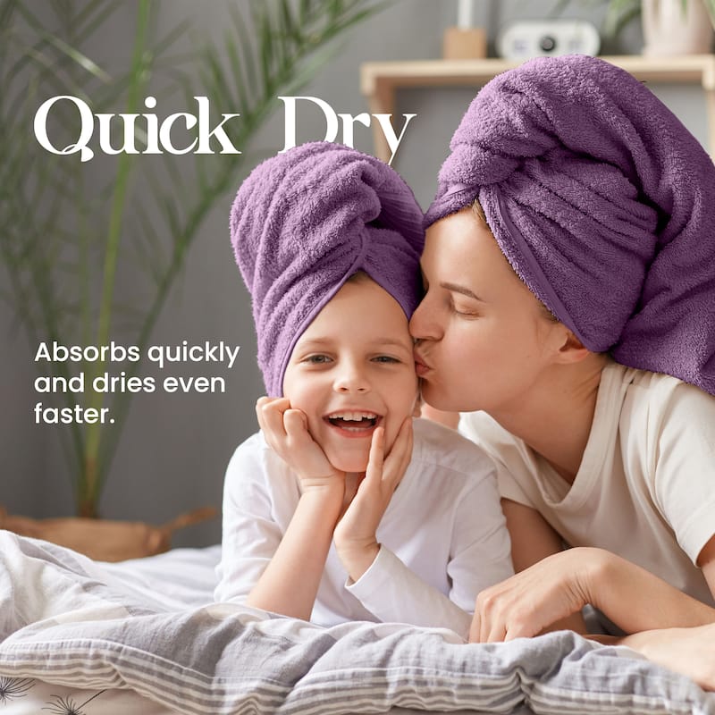 Utica 6-Piece Towel Set 100% Cotton Highly Absorbent & Soft