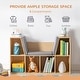 preview thumbnail 10 of 9, 6-Cubby Kids Bookcase with Reading Nook and Cushion, Multi-Purpose Storage Organizer for Bedroom, Living Room