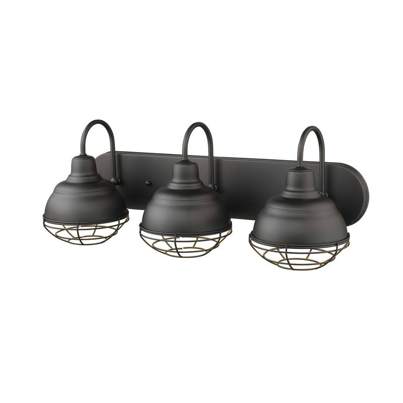 Millennium Lighting Neo-Industrial 3 Light Bathroom Vanity Light