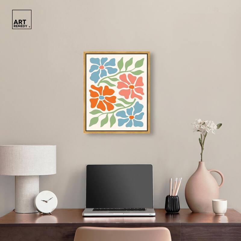 The Flowers Vines all Season Canvas by Art Remedy