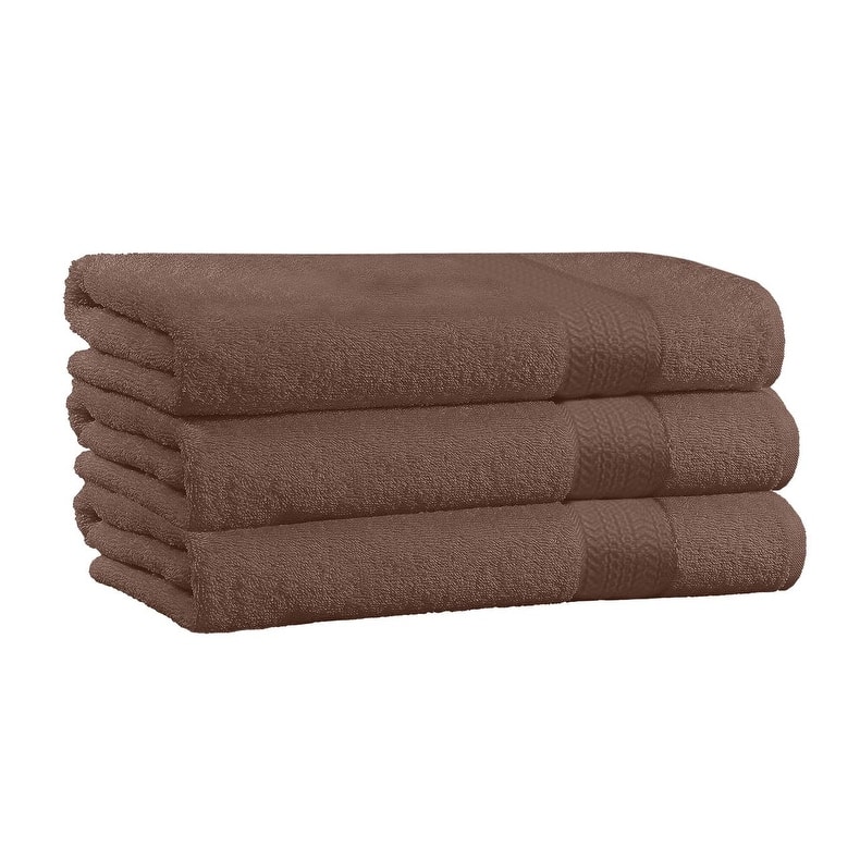 Set of 3 Super Soft & High Quality Bath Towels 54" L x 27" W