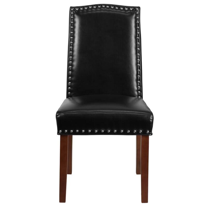Parsons Chair with Silver Nailhead Trim (Set of 2)